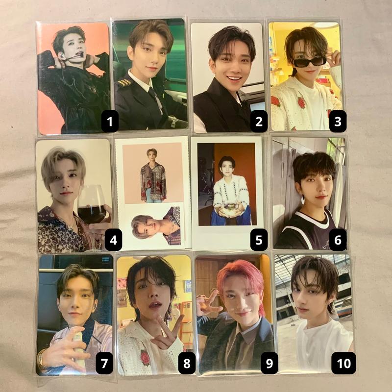 PHOTOCARD JOSHUA, JUN, WONWOO, WOOZI SEVENTEEN 0