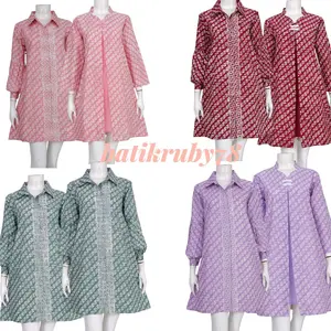Tunik Klitik Ayu Ori Batik Solo Katun Wanita