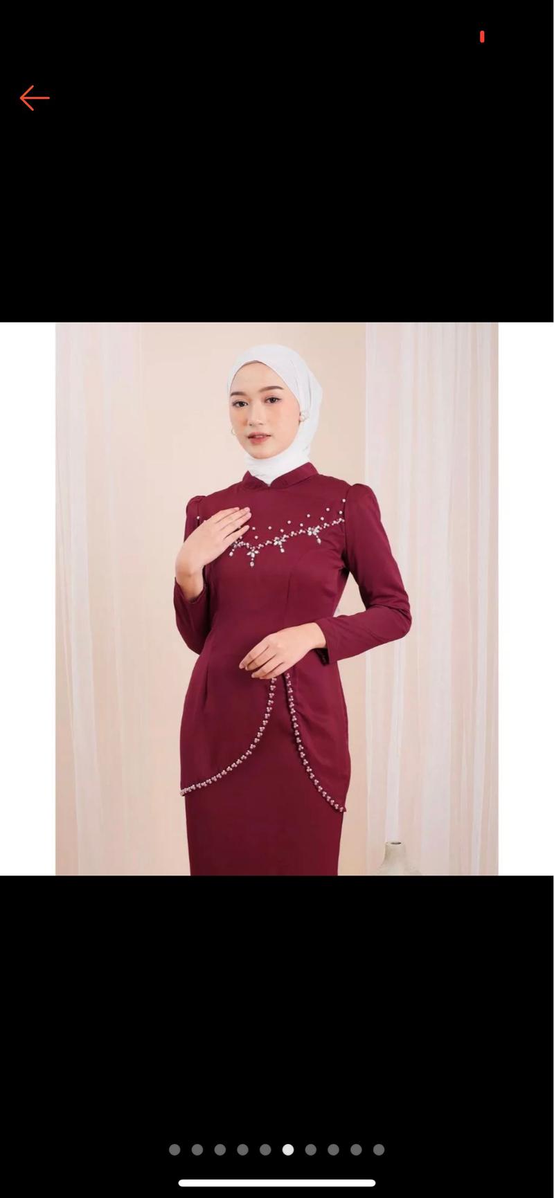 Product Introduction of Kurung Melayu Wanita set atasan dan bawahan 2