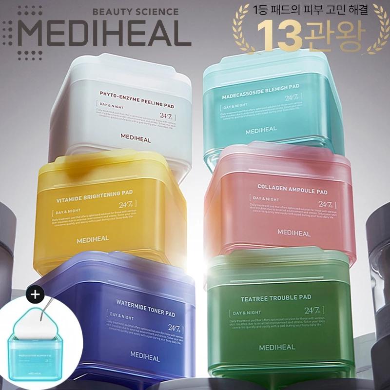 Toner Pad Mediheal Tẩy Da Chết Giảm Mụn Sáng Da Collagen, Tea Tree, Blemish,…