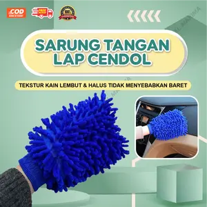 SARUNG TANGAN CUCI KENDARAAN LAP CENDOL KAIN LEMBUT