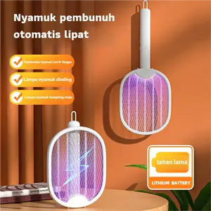 Raket Nyamuk/Deformasi Lipat 180° Hit Electric Nyamuk/Raket Nyamuk Charger