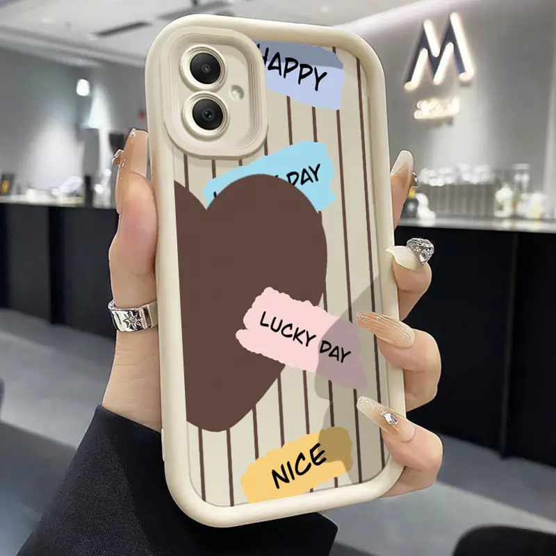 Casing Hp Untuk Samsung Galaxy A06 A05 A05s M05 F05 Case Kartun Hati Lucu Casing ponsel silikon lembut kasing  Anti guncangan Cesing pelindung lensa Penutup Softcase Kesing 1
