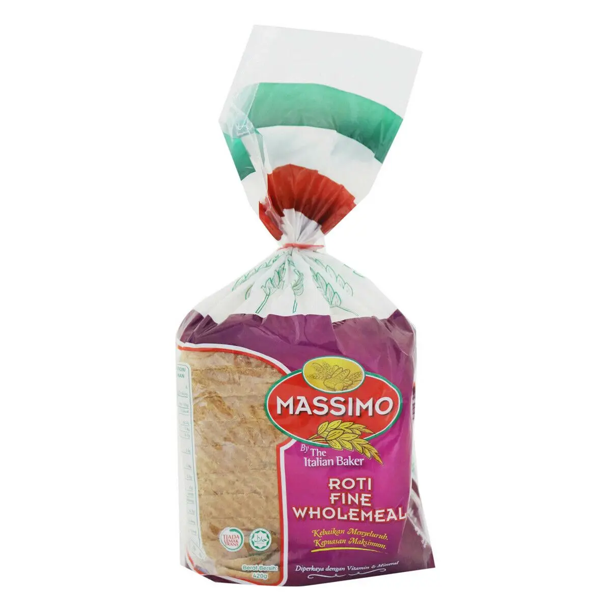Massimo Fine Wholemeal Loaf (400g)