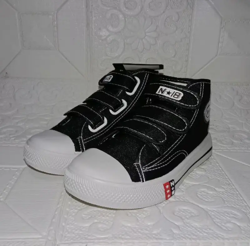 sepatu sekolah hitam putih tali N&B tinggi 30-40 (NB) sepatu sekolah anak nb tali terbaru 8