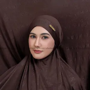 Ra Fashion - Mukena Dewasa Jersey Embos Jumbo Lesty 2in1 Dagu Motif Bunga Mawar Cantik Mewah Nyaman Lembut TikTok-launch Beli Lokal