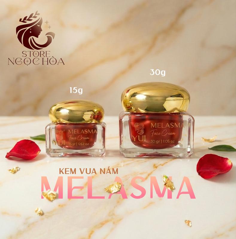   PHIÊN BẢN 15g  KEM FACE VUA NÁM MELASMA FACE CREAM - Đến từ YUI BEAUTY SPA Chăm Sóc Da Nữ 