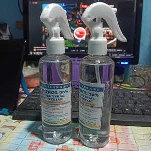Alkohol 70% Botol Spray 250ML Trigger Elegant, Pembersih Alat Bekam, Antiseptik, Luka, dll