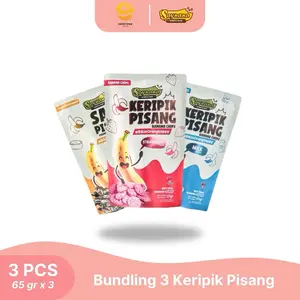 Saynana Snack & Food [PAKET BUNDLING 3 PCS] Keripik Pisang