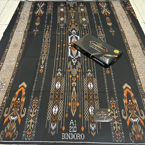 SARUNG BINDORO A1 ASLI ORIGINAL MOTIF SONGKET RAYON PREMIUM TERBAIK Muslim Pria Dewasa