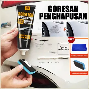 【Promo】Penghilang Baret Mobil & Motor 120ml – Kompon Compound Ampuh Poles Body Mobil – Scratch Remover – Hapus Lecet & Baret Halus – Rubbing Compound – Poles Body Motor – Perawatan Mobil Mudah Di Rumah