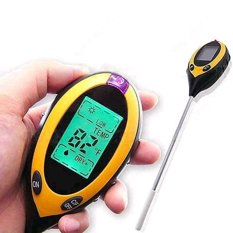 Pengukur Temperature dan Kelembapan Tanah Soil PH - TPH01803 Baterai 8