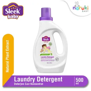 Sleek Baby Laundry Detergent 500mL Bottle Deterjen Cair Baju Bayi