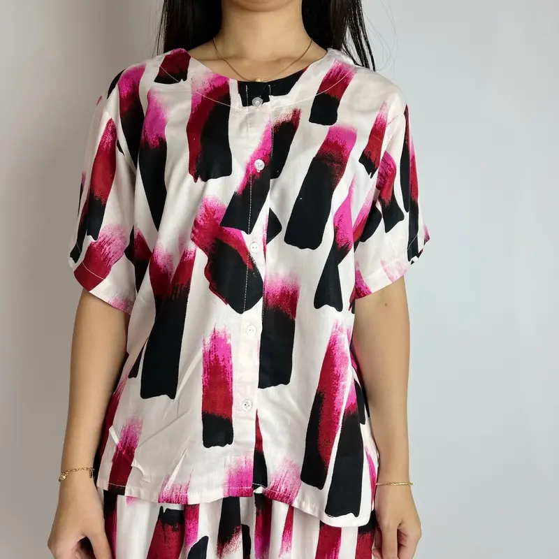 Piyama/ Baju Tidur Rayon Premium Cantik Setelan 8