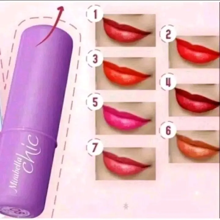 MIRABELLA CHIC COLOURMOIST LIPSTICK Coklat Maroon Orange Merah Lipstik