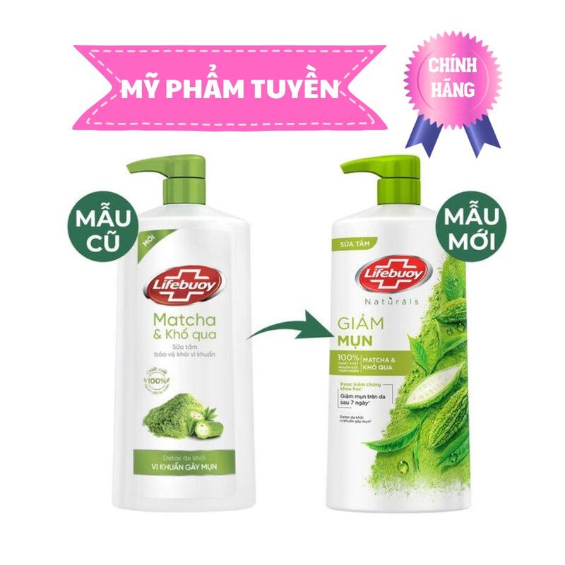 Sữa tắm Lifebuoy Matcha và  Khổ qua 800g
