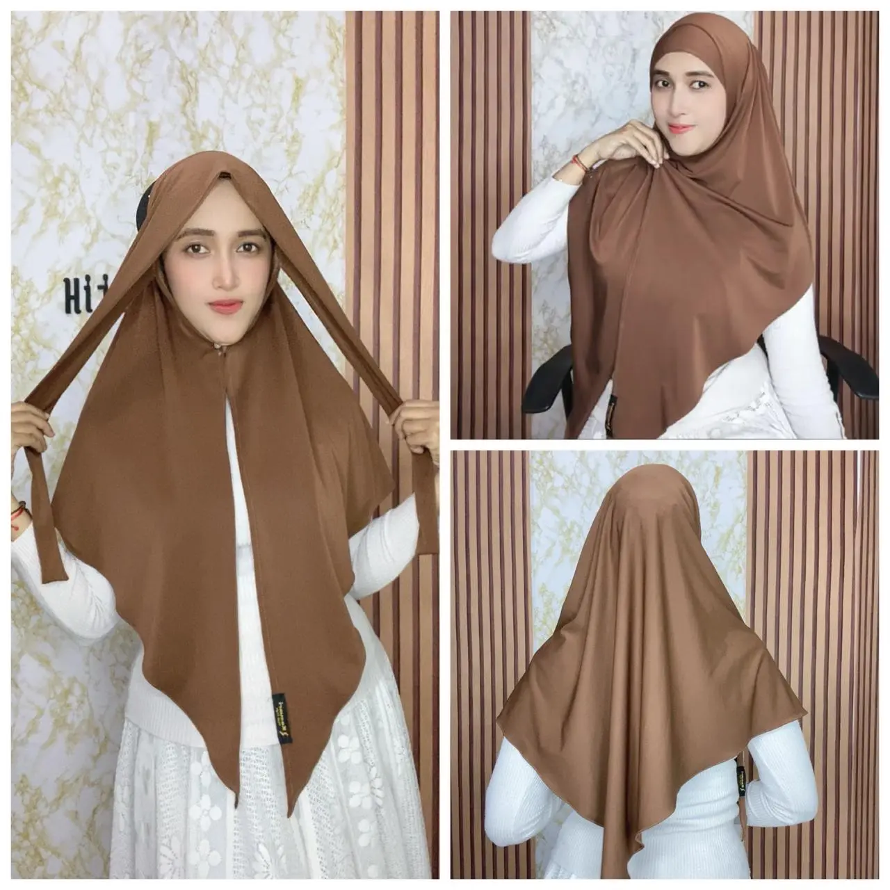 KASUARI HIJAB - SEGITIG INER MALAY - hijab instan kerudung Muslim