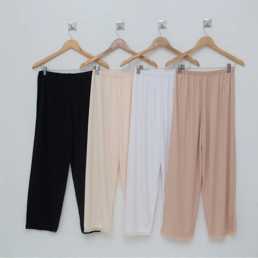 ZUJISU Microfiber Kain Dalam Seluar Jenis Seluar Women Inner Pants Long Muslimah