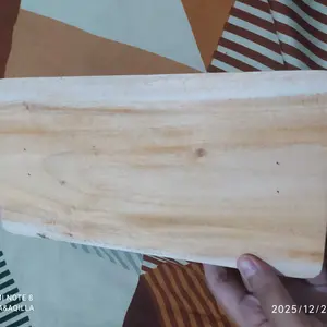 Talenan Kaki Bahan Kayu -  Alat Potong Dapur Estetik Natural