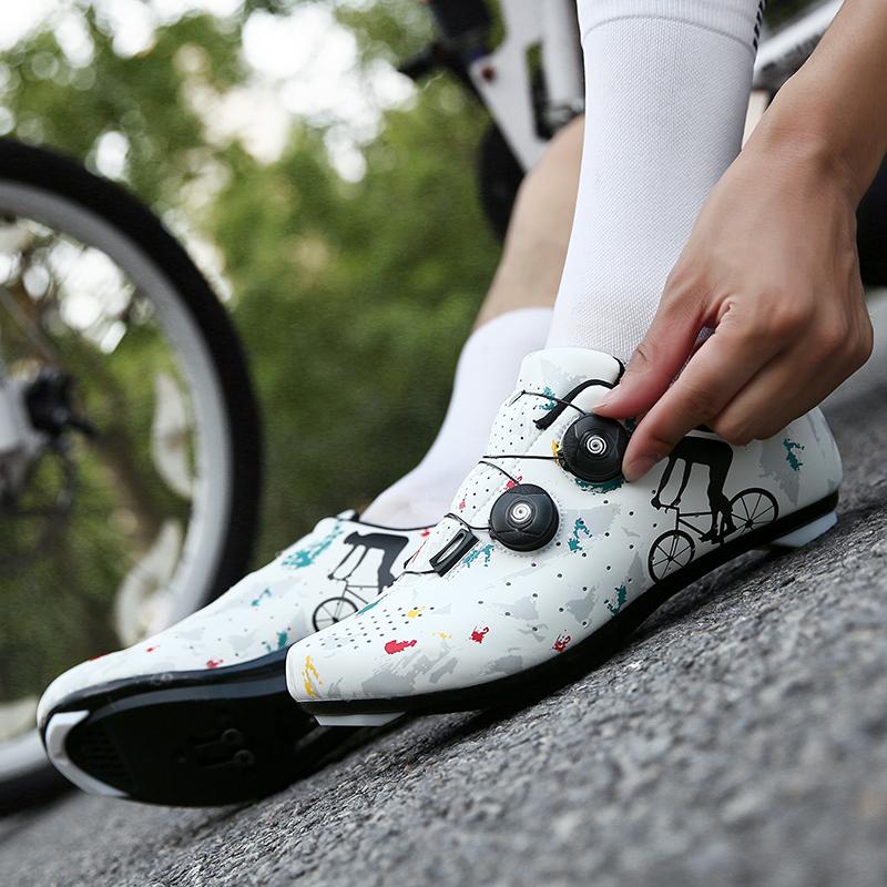 Product Introduction of Ultralight Self-Locking Pro Men's Cycling Shoes Road Bike Triathlon Shoes Bicycle Lock Sneakers 24