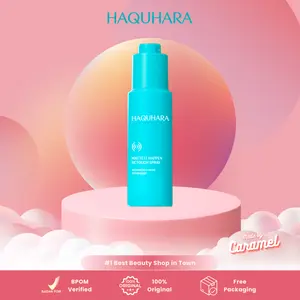 HAQUHARA Matte It Happen Retouch Spray 40mL - Solusi Touch Up Instan dengan Teknologi Matte-O-Matic Bebas Alkohol Non-Komedogenik