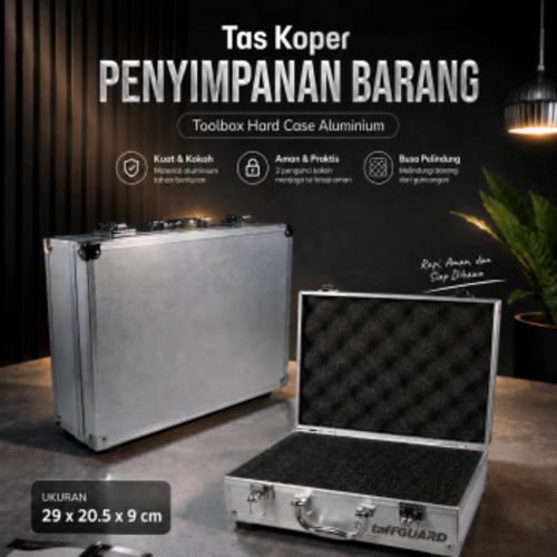 Gambar TaffGUARD Tas Koper Penyimpanan Barang Toolbox Hard Case Aluminium - TF-29 dari Taffware Official Store Kota Administrasi Jakarta Barat Tokopedia