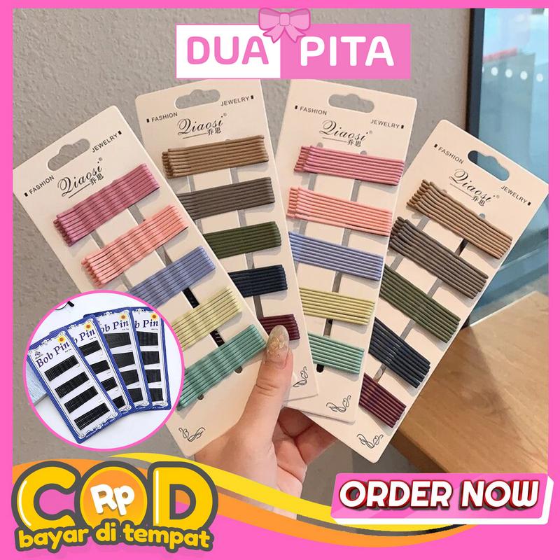 DP43 Jepit Lidi Bobby Pin Isi 40 Jepit Rambut Kecil Hitam Warna Hair ...