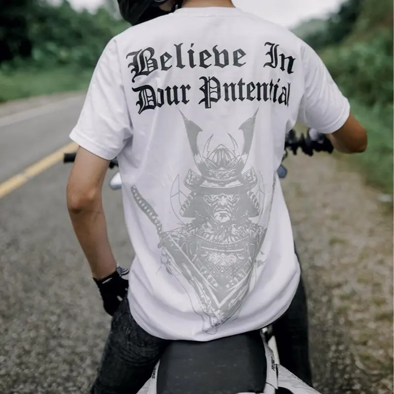 C4.COMANDO | T Shirt Pria | Kaos "BELIEVE IN YOUR POTENSIAL" katun Oval Combed Distro Nyaman Sablon 1