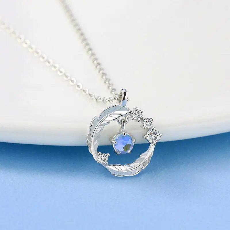 Vòng Cổ Hình Lông Vũ, Thời Trang Hàn Quốc, Vòng Cổ Cô Gái Trái Tim Hoa, Tình Yêu Thời Trang, 1 Chiếc, D2R8 3
