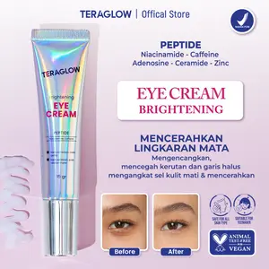 Teraglow Eye Cream Lingkaran Mata & Mata Panda Membantu Mencerahkan