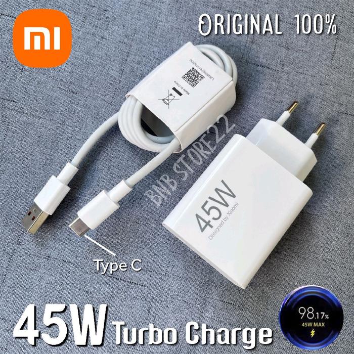 Jual Charger 45W By Xiaomi Redmi Note Pro 14 5G Original 100
