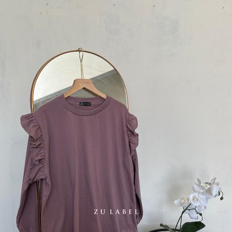 Miska Baju Kaos Atasan Wanita Polos Katun Combed 30s by Zulabel 8
