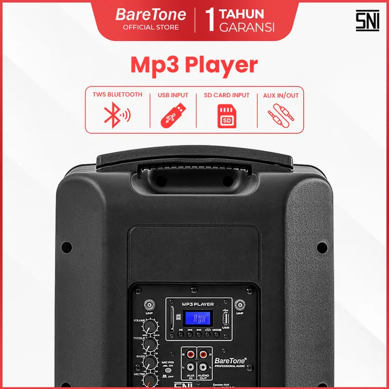 Speaker Portable BareTone MAX10HE Type 10Inch 2