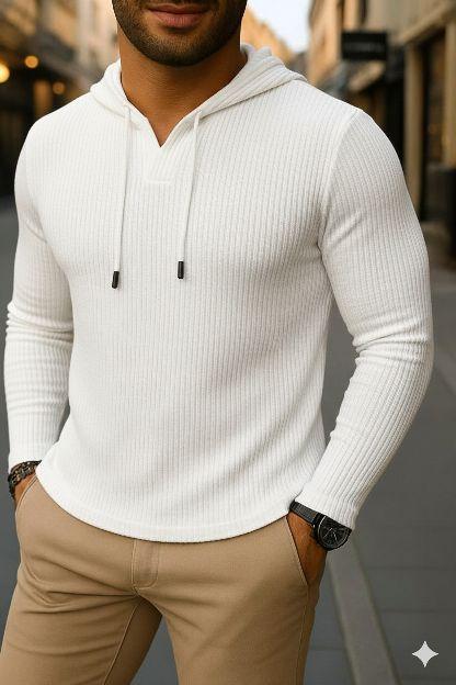 Hodie Wafer Pria Lengan Panjang Kaos Pria Hoodie Lengan Panjang Atasan Pria Polos Bahan Ringan Lentur Pola Waffle Tampilan Kasual Nyaman Warna Netral Ukuran M-XXL Hodie Wafer Pria Lengan Panjang Kaos Pria Hoodie Lengan Panjang Atasan Pria Polos Bahan Ringan Lentur Pola Waffle Tampilan Kasual Nyaman Warna Netral Ukuran M-XXL