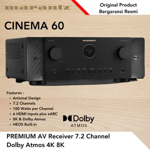 Marantz Cinema 60 AV Receiver 7.2 Channel Dolby Atmos 4K 8K
