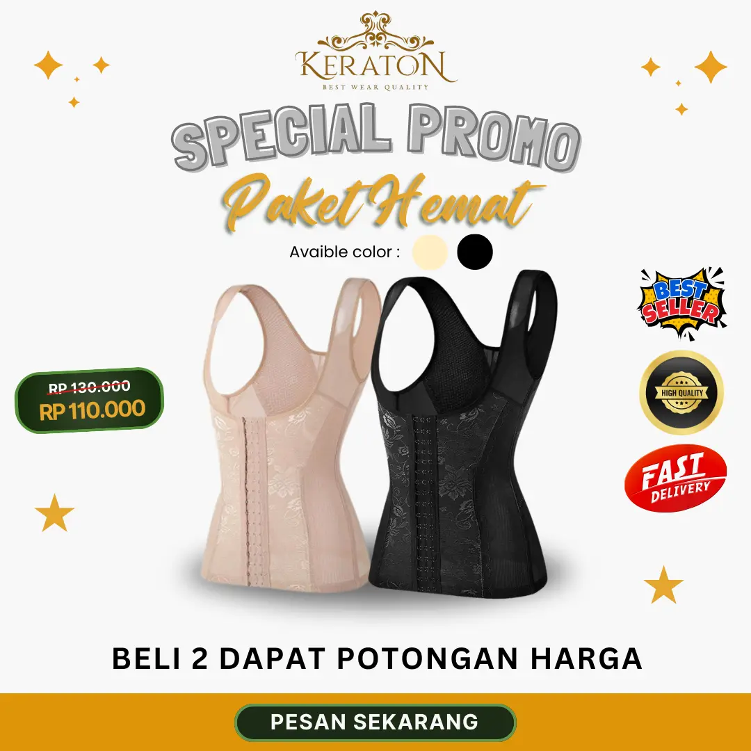 PAKET HEMAT KORSET LONG TROSO BADAN BELI 1 DAPAT 2