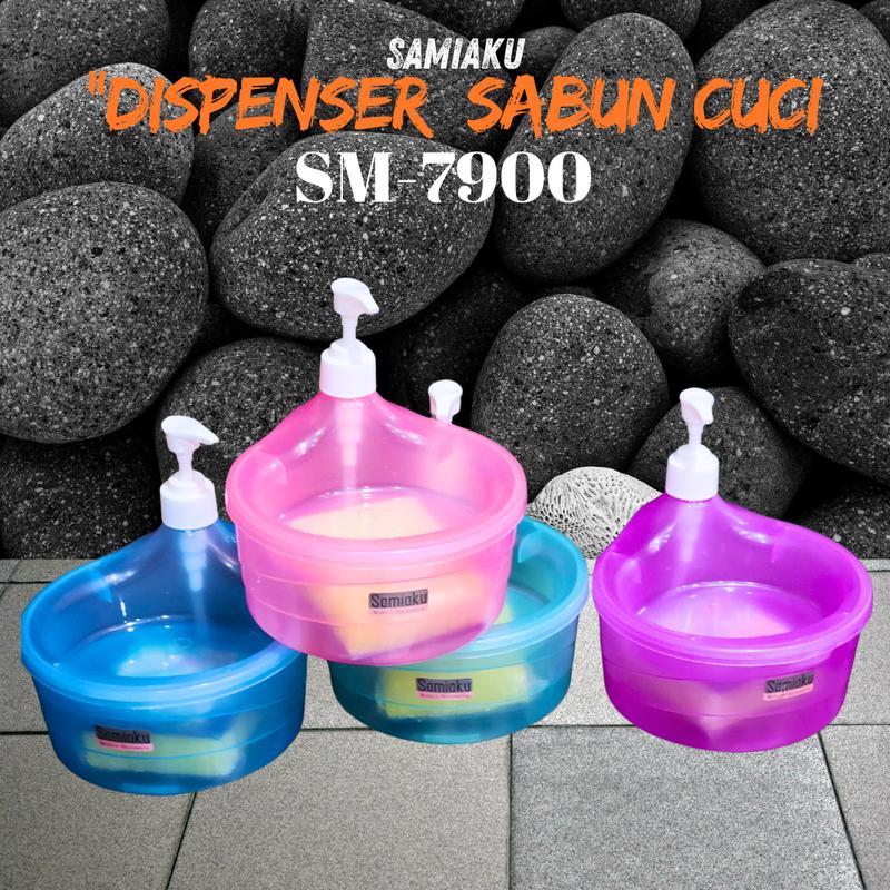Dispenser Sabun Cuci Piring dengan Tempat Sabun dan Spons 1