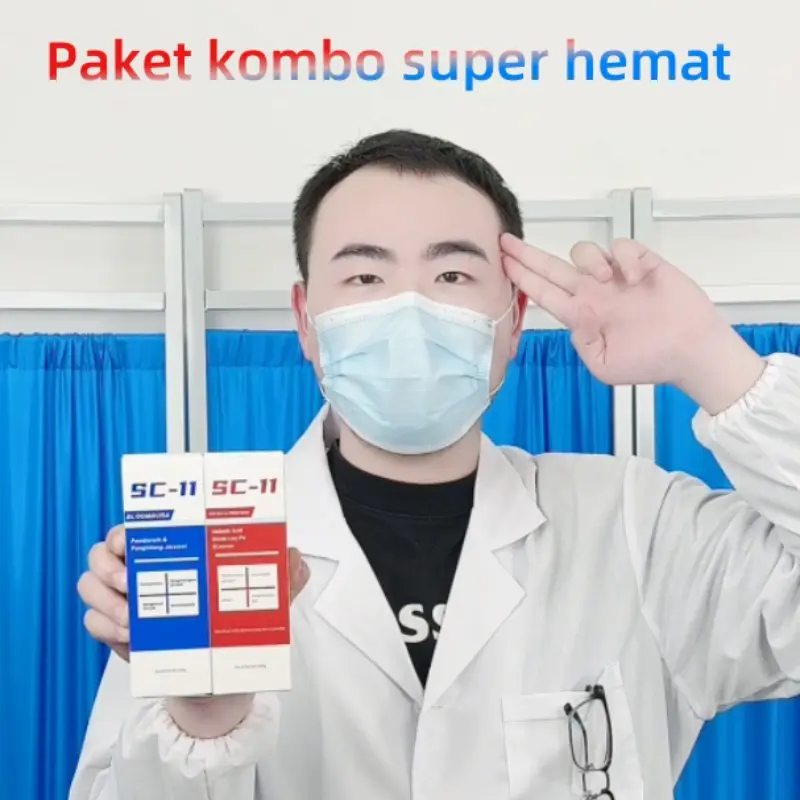 SC-II Pembersih Wajah Whitening. Kulit Halus dan Cerah, Skin&Cleaning Pembersih Wajah Niacinamide Pemutih, Dirancang Khusus untuk Kulit Kusam moisturizer  sensitif 7