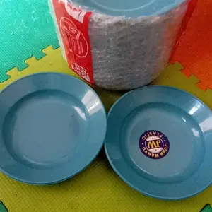 PAKET HEMAT ISI 60 PCS LEPEK KOPI Piring Kopi Gelas CANGKIR Tempat Gelas Minuman Panas Warna-warni