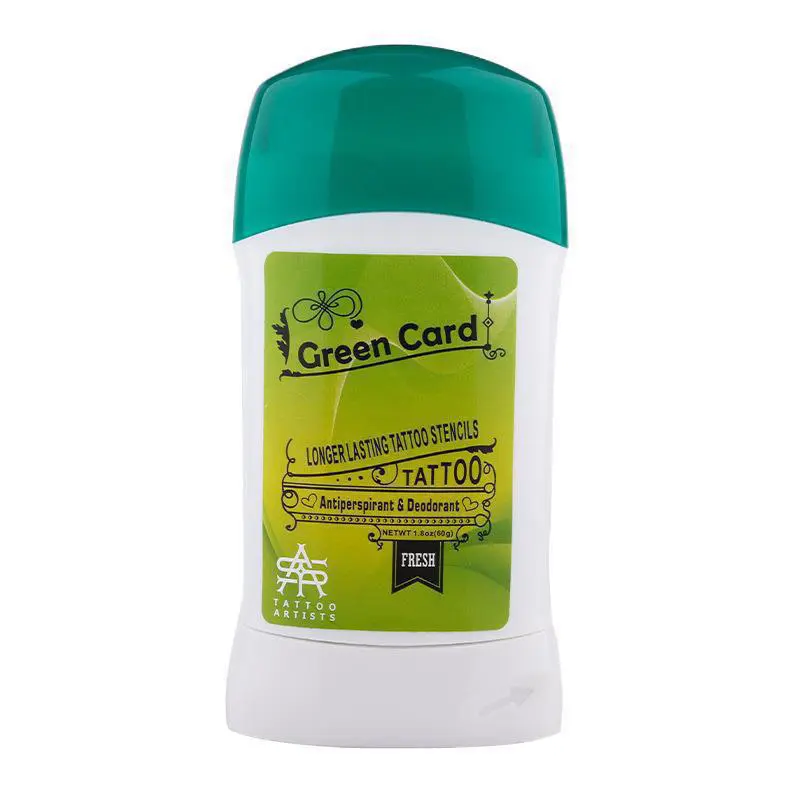 Neyshine - Green Card Stencil Tattoo Transfer Soap Dengan Aroma Dan Efek Tahan Lama