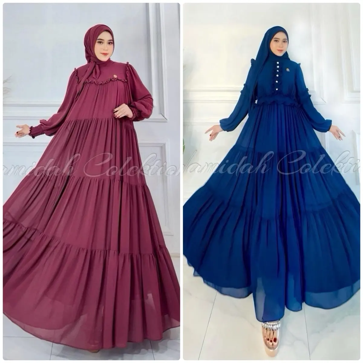 GAMIS CERUTY SET HIJAB S4 6553 6331 6329 6566 6692 6671 ORI BY SHELLASAUKIA