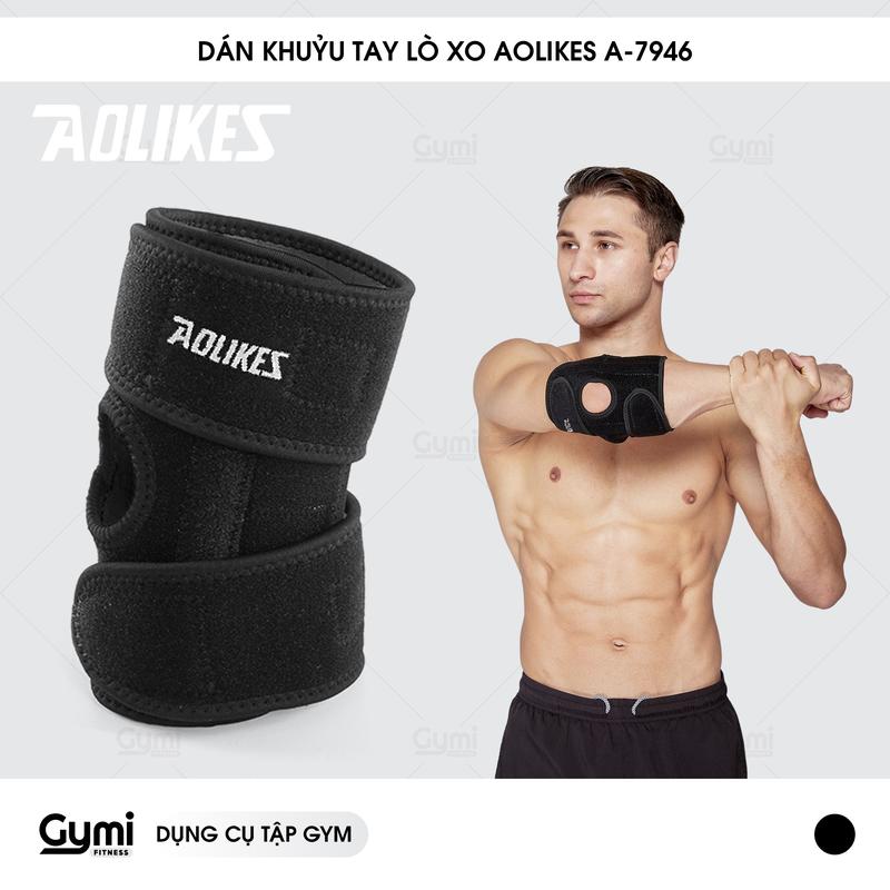Đai Cuốn Bảo Vệ K h u ỷ u Tay Lò Xo Aolikes Sport A-7946 | Đai Dán K h u ỷ u Tay Thể Thao Tập Thể Dục