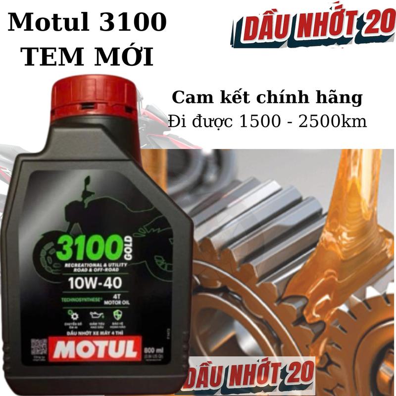Dầu nhớt xe máy MOTUL 3100 GOLD