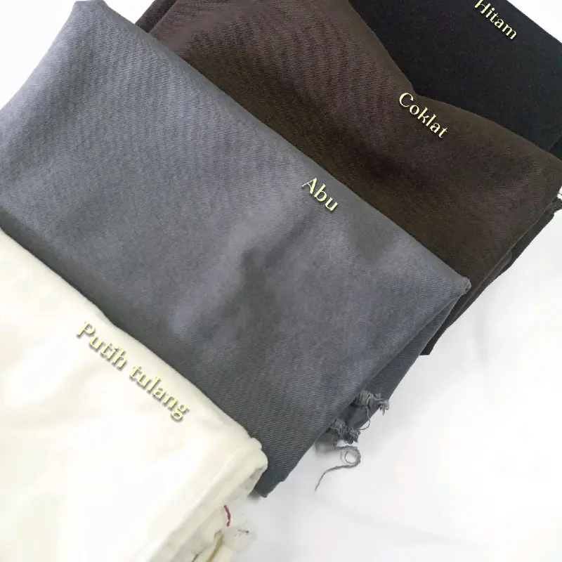 KAIN DENIM RETRO 4 WARNA NON STRETCH TEBAL TIDAK MELAR 0