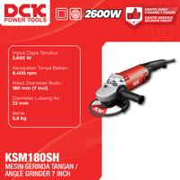 Gambar DCK Mesin Gerinda Tangan 7 Inch / Mesin Gerinda Listrik 7" / Gerinda Tangan 2600 Watt / Grinda 7 Inch / Angle Grinder KSM180SH dari DCK Power Tools Indonesia Kota Administrasi Jakarta Barat 3 Tokopedia
