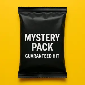 Mystery Pack Pokemon berisi 5 kartu dengan rasio 4 kartu C/U dan 1 kartu Minimal RR