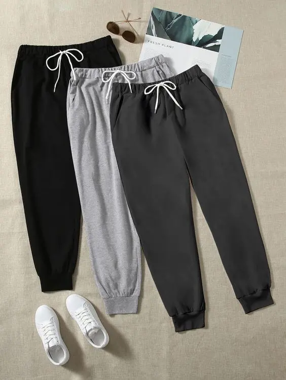 Celana Sweatpants Jogger Training Olahraga Celana Jogger Sweatpants Jogger Pria Wanita Korean Style 1