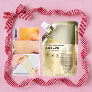 MASKER GOLD RETINOL GLOWING / MENGPEINI FACE RETINOL / MASKER PEEL OF