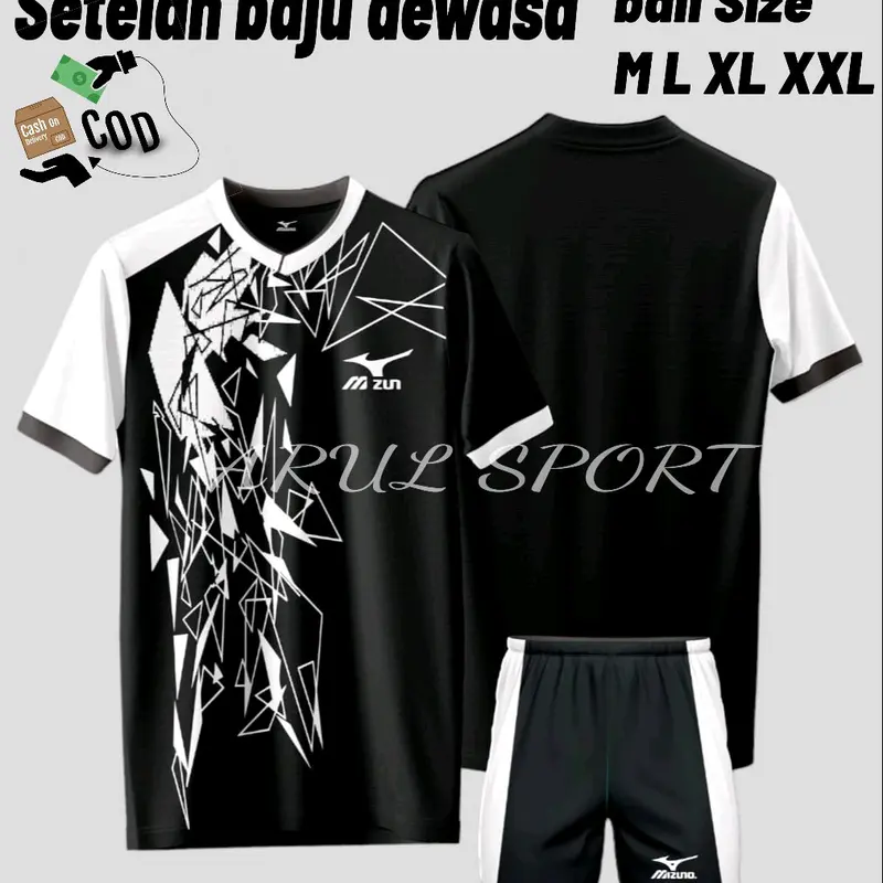 SETELAN BAJU OLAHRAGA DEWASA FUTSAL BOLA VOLI BADMINTON DLL Jersey 2