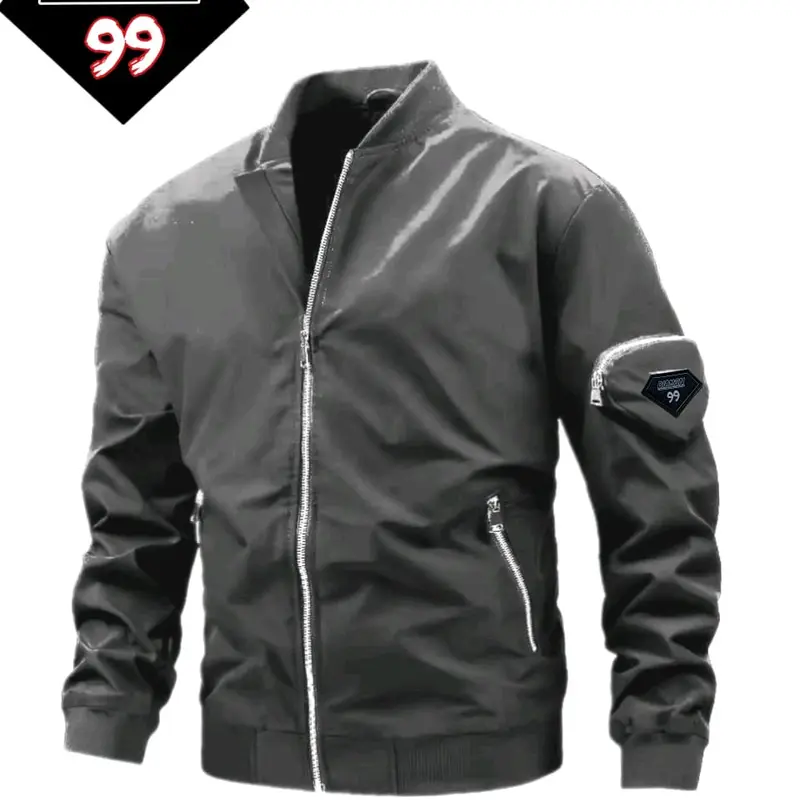 JAKET BOMBER POLOS SIMPLE JAKET BOMBER POLOS TERBARU JAKET BOMBER PILOT JAKET BOMBER ANTI AIR DAN TIDAK TEMBUS ANGIN JAKET BOMBER TRENDY Waterproof 0